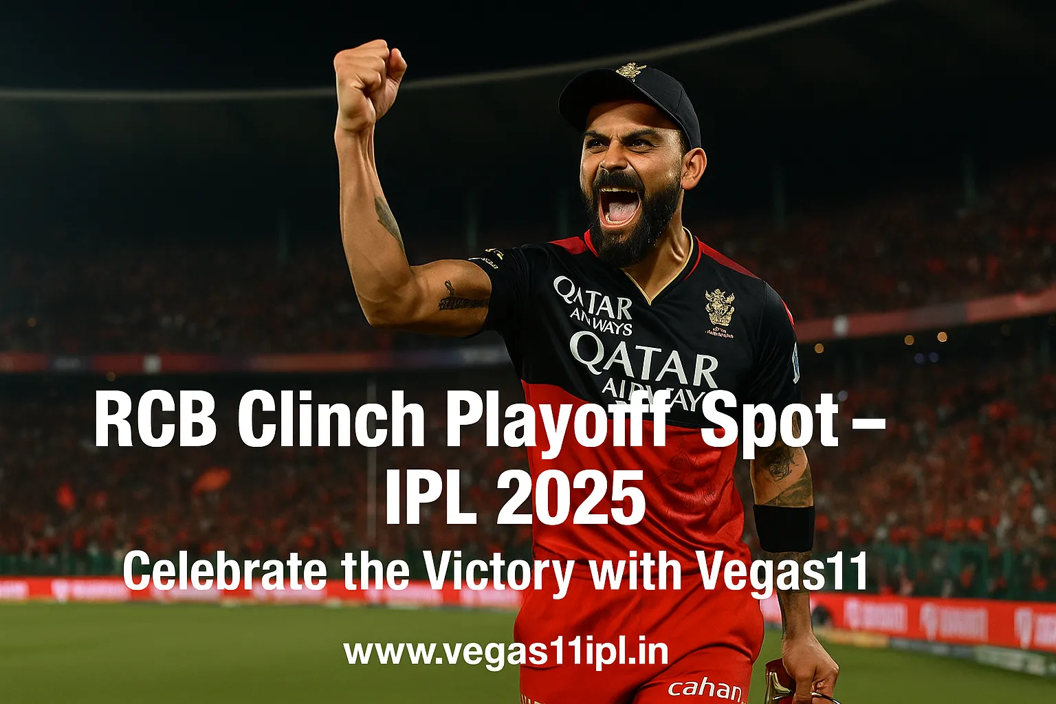 RCB secure a thrilling IPL 2025 playoff berth with Virat Kohli’s heroics against CSK. Relive the victory, key highlights, and join the action with Vegas11.