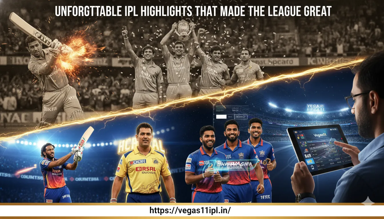 Unforgettable IPL Highlights That Made the League Great