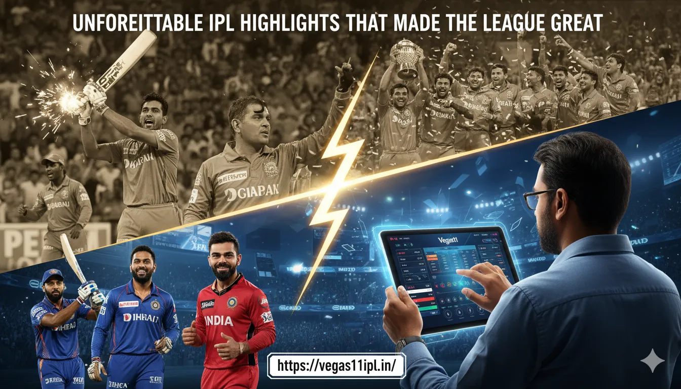 The Greatest IPL Moments That Defined the League