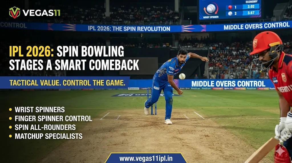 IPL 2026: Why Spin Bowling Will Make a Comeback