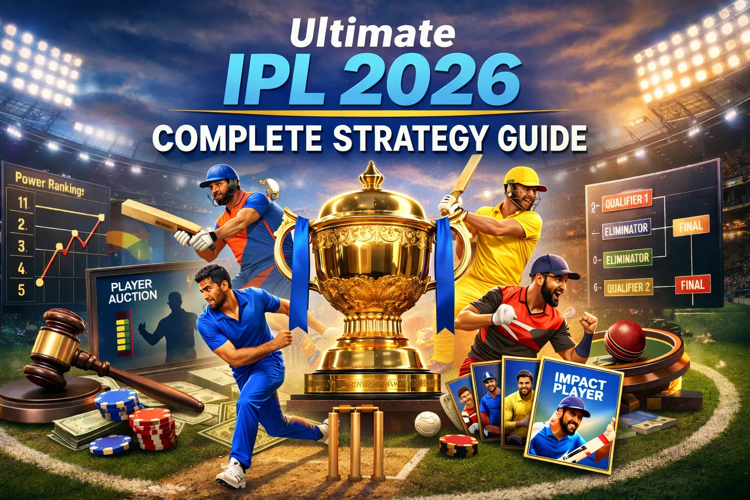 🏏 Ultimate IPL 2026 Complete Strategy Guide: Teams, Tactics, Playoffs & Power Rankings