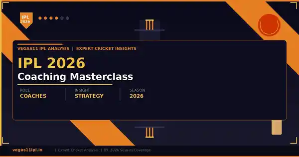 IPL 2026 Coaching Masterclass Strategies